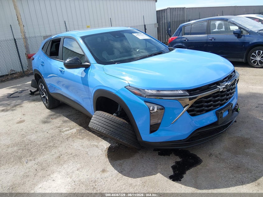2024 Chevrolet Trax VIN KL77LGE29RC215247 IAAI salvage auction — LEFT SIDE, Salvage (California), sold $4,400 on 2026-07-20 (photo 1)