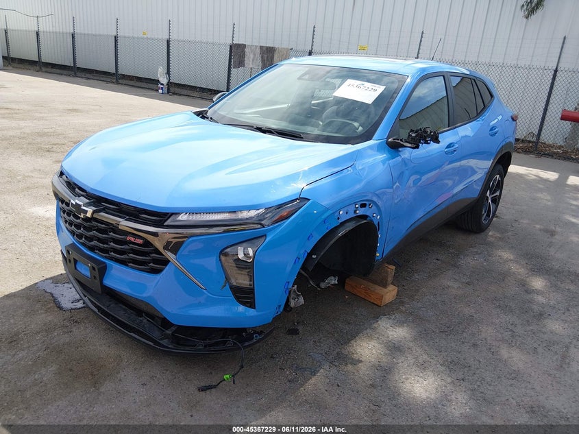 2024 Chevrolet Trax VIN KL77LGE29RC215247 IAAI salvage auction — LEFT SIDE, Salvage (California), sold $4,400 on 2026-07-20 (photo 2)