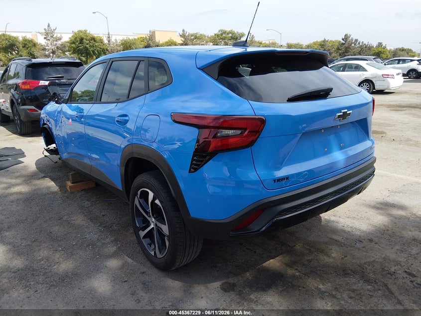 2024 Chevrolet Trax VIN KL77LGE29RC215247 IAAI salvage auction — LEFT SIDE, Salvage (California), sold $4,400 on 2026-07-20 (photo 3)