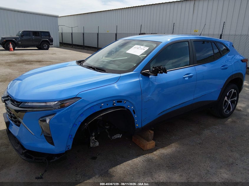 2024 Chevrolet Trax VIN KL77LGE29RC215247 IAAI salvage auction — LEFT SIDE, Salvage (California), sold $4,400 on 2026-07-20 (photo 6)