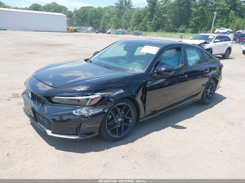 2025 Honda Civic VIN 2HGFE4F83SH320736 IAAI salvage auction — SIDE, Salvage Title, sold $8,400 on 2026-08-26 (photo 2)