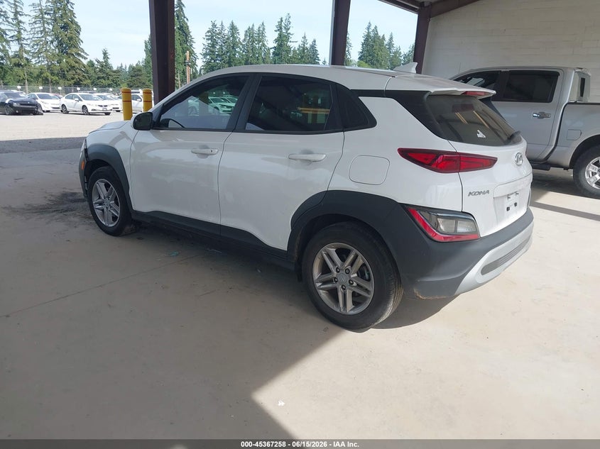 2022 Hyundai Kona VIN KM8K22AB0NU764733 IAAI salvage auction — FRONT END, Bill Of Sale (Washington), sold $3,750 on 2026-07-09 (photo 3)