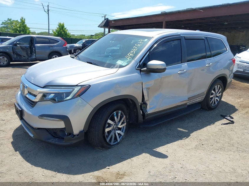 2022 Honda Pilot VIN 5FNYF6H55NB007491 IAAI salvage auction — SIDE, Salvage Title, sold $9,600 on 2026-07-28 (photo 2)