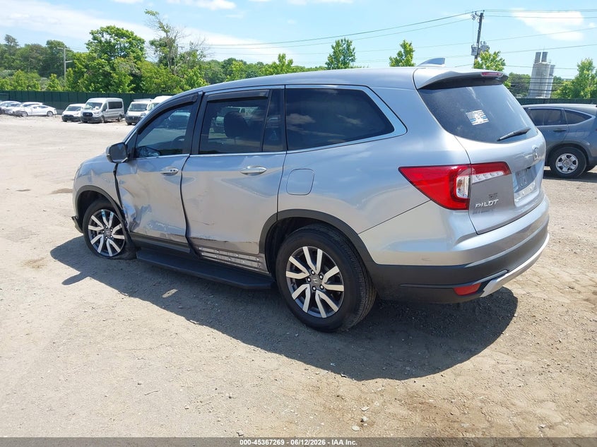 2022 Honda Pilot VIN 5FNYF6H55NB007491 IAAI salvage auction — SIDE, Salvage Title, sold $9,600 on 2026-07-28 (photo 3)