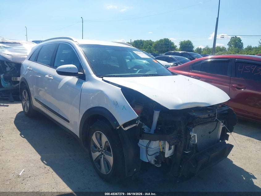 2022 Kia Niro VIN KNDCB3LC9N5535126 IAAI salvage auction — FRONT END, Salvage Title, sold $5,800 on 2026-07-17 (photo 1)