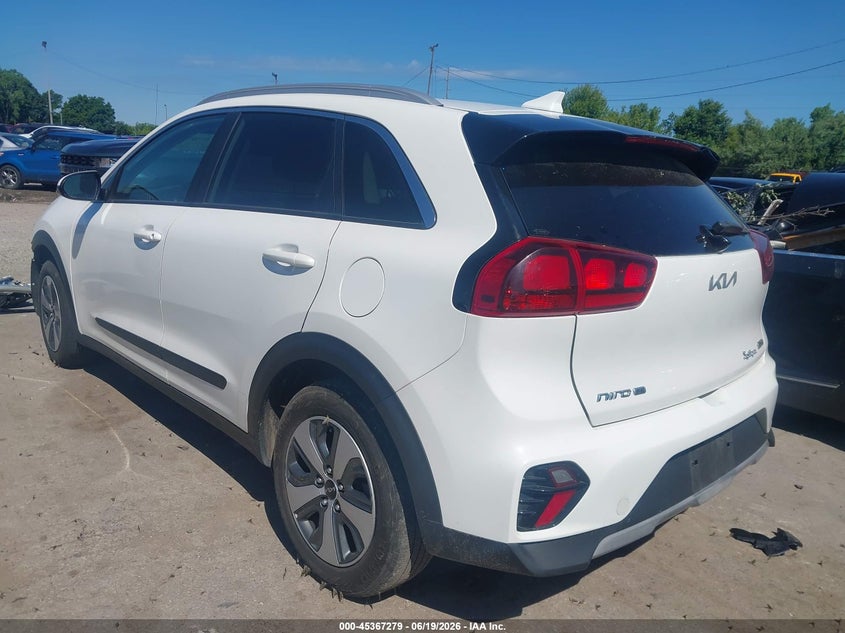 2022 Kia Niro VIN KNDCB3LC9N5535126 IAAI salvage auction — FRONT END, Salvage Title, sold $5,800 on 2026-07-17 (photo 3)