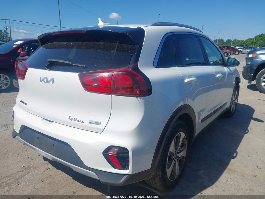 2022 Kia Niro VIN KNDCB3LC9N5535126 IAAI salvage auction — FRONT END, Salvage Title, sold $5,800 on 2026-07-17 (photo 4)