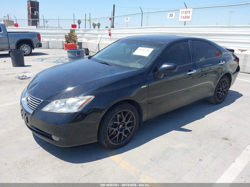 2009 Lexus ES VIN JTHBJ46G692276118 IAAI salvage auction — REAR END, Salvage (California), sold $850 on 2026-07-08 (photo 2)