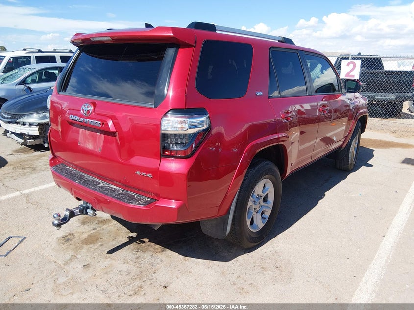 2019 Toyota 4runner VIN JTEZU5JR1K5202174 IAAI salvage auction — NORMAL WEAR, Original (West Virginia), sold $1,050 on 2026-07-22 (photo 4)