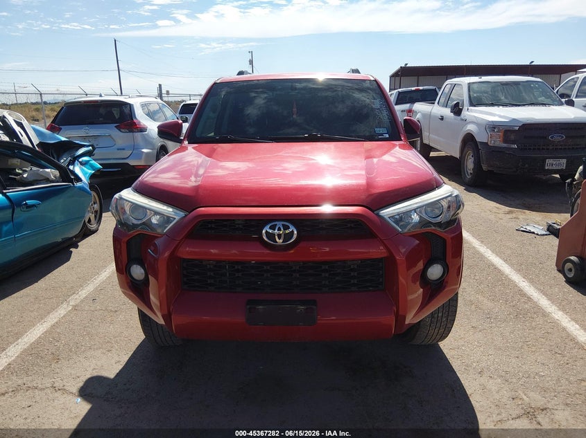 2019 Toyota 4runner VIN JTEZU5JR1K5202174 IAAI salvage auction — NORMAL WEAR, Original (West Virginia), sold $1,050 on 2026-07-22 (photo 6)