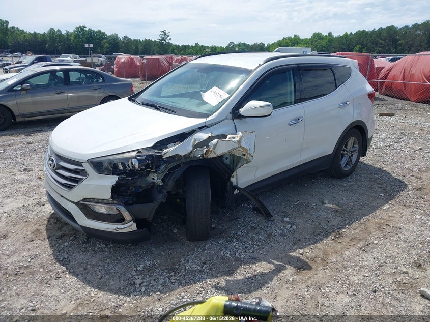 2018 Hyundai Santa fe VIN 5XYZU3LB2JG532436 IAAI salvage auction — SUSPENSION, Salvage (Georgia), sold $4,125 on 2026-07-17 (photo 2)