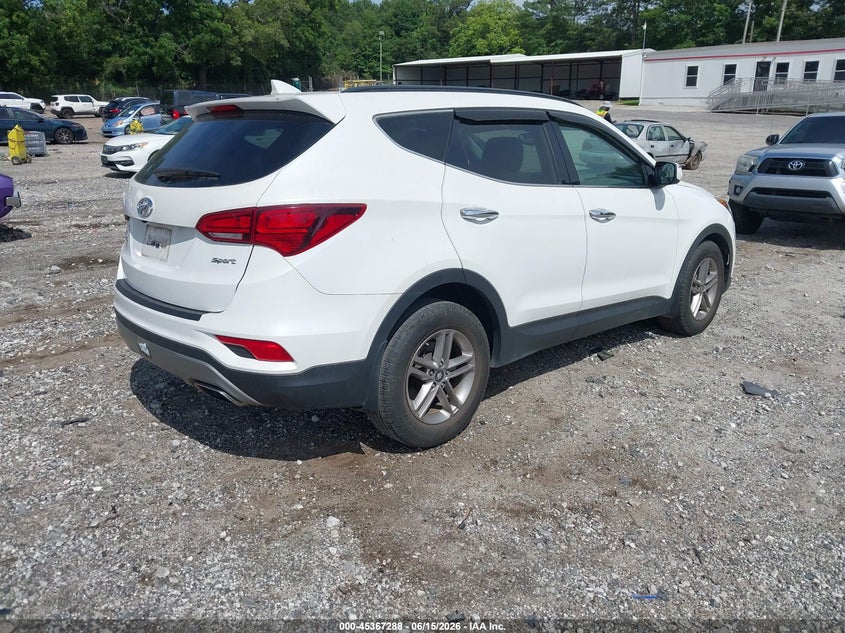 2018 Hyundai Santa fe VIN 5XYZU3LB2JG532436 IAAI salvage auction — SUSPENSION, Salvage (Georgia), sold $4,125 on 2026-07-17 (photo 4)