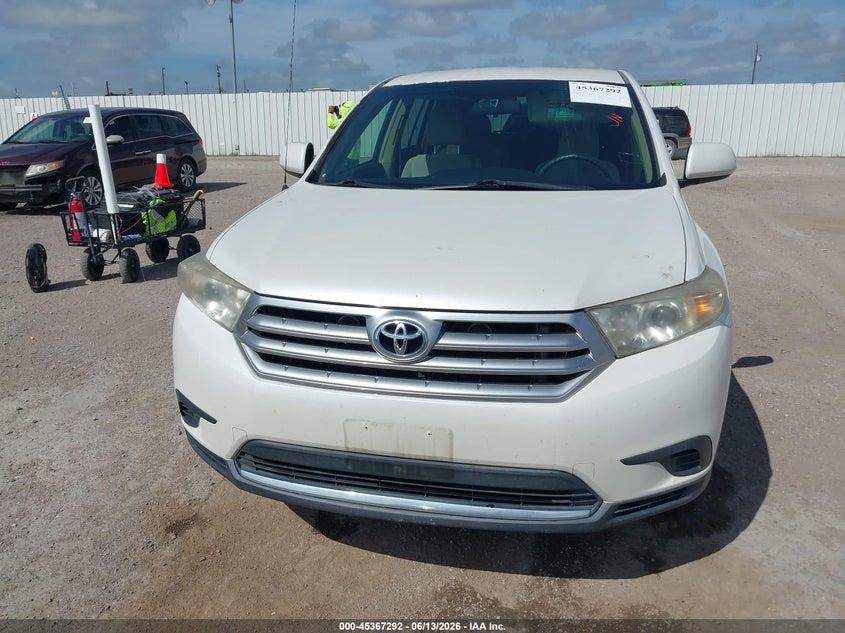 2012 Toyota Highlander VIN 5TDZK3EH1CS063031 IAAI salvage auction — REAR END, Original (Texas), sold $3,650 on 2026-07-22 (photo 6)