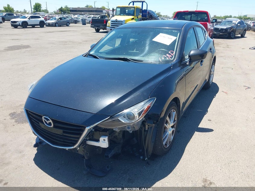 2014 Mazda VIN JM1BM1M39E1166123 IAAI salvage auction — FRONT END, Salvage (California), sold $1,475 on 2026-07-15 (photo 2)