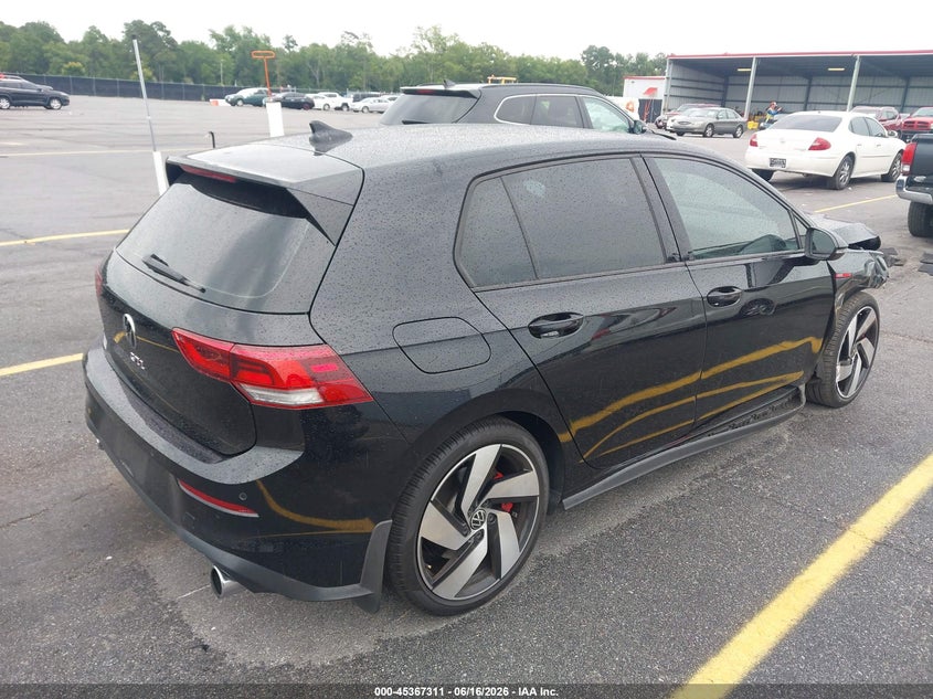 2022 Volkswagen Golf gti VIN WVWH87CD6NW180477 IAAI salvage auction — RIGHT FRONT, Salvage (South Carolina), sold $5,000 on 2026-07-22 (photo 4)