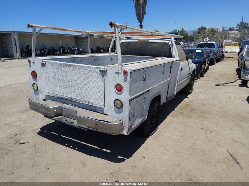 1998 Dodge Ram 2500 VIN 3B6KC26Z8WM274364 IAAI salvage auction — FRAME DAMAGE, Salvage Title - Dealer (California), sold $275 on 2026-07-08 (photo 4)