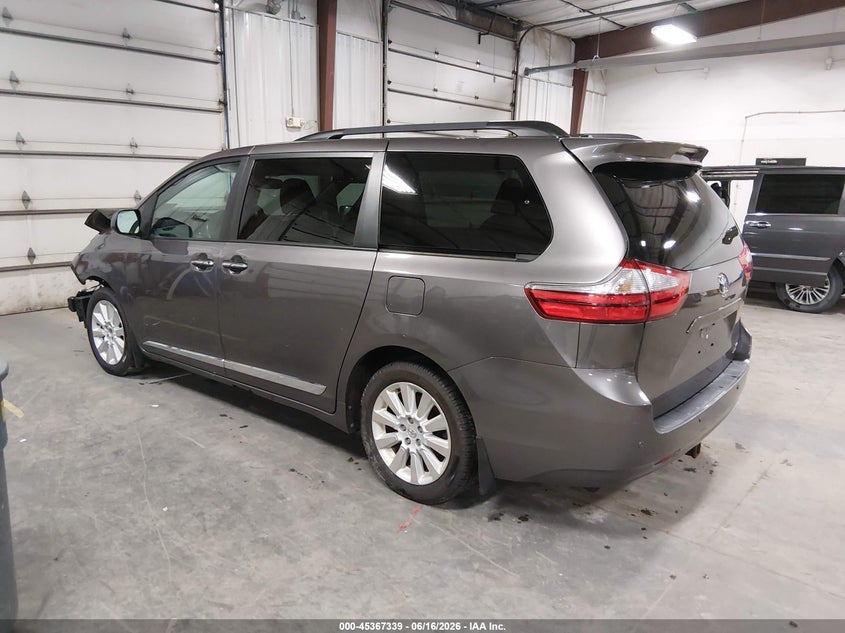 2015 Toyota Sienna VIN 5TDDK3DC4FS127776 IAAI salvage auction — FRONT END, Salvage (Iowa), sold $25 on 2026-07-28 (photo 3)