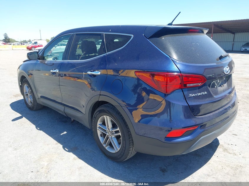2018 Hyundai Santa fe VIN 5XYZT3LB6JG507512 IAAI salvage auction — FRONT END, Salvage (California), sold $2,950 on 2026-07-23 (photo 3)