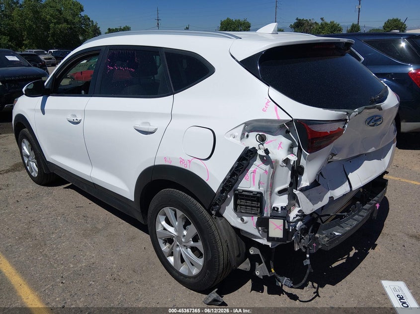 2019 Hyundai Tucson VIN KM8J3CA40KU010632 IAAI salvage auction — LEFT REAR, Salvage (Colorado), sold $2,600 on 2026-07-21 (photo 3)