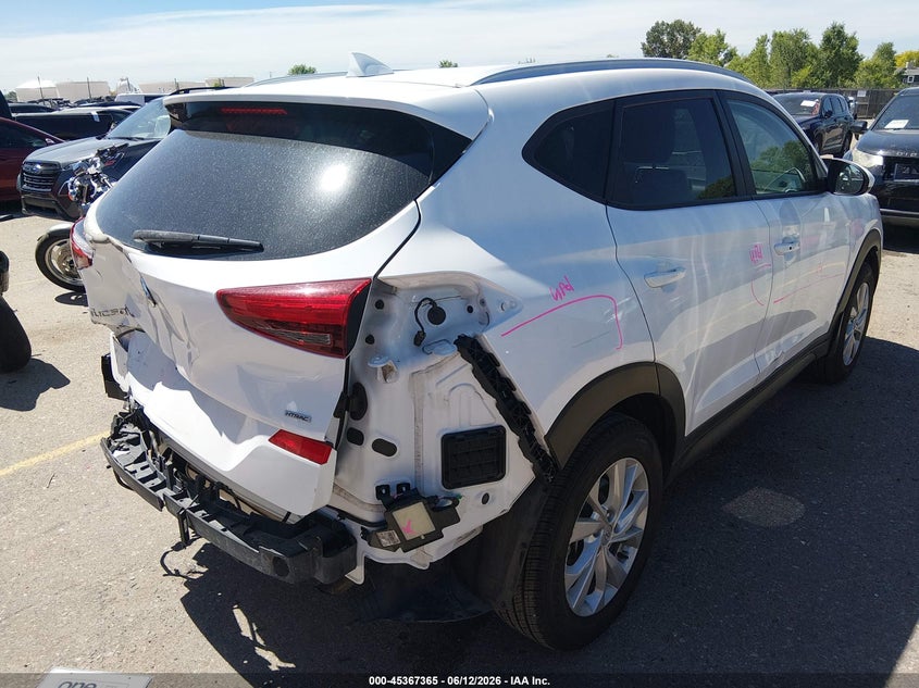 2019 Hyundai Tucson VIN KM8J3CA40KU010632 IAAI salvage auction — LEFT REAR, Salvage (Colorado), sold $2,600 on 2026-07-21 (photo 4)