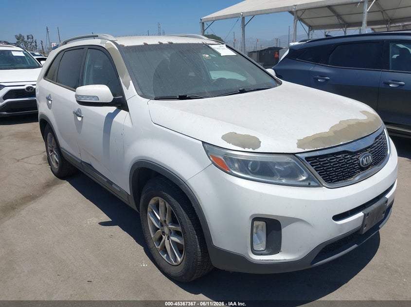 2014 Kia Sorento VIN 5XYKT4A64EG485495 IAAI salvage auction — NORMAL WEAR, Clear - Dealer Only (California), sold $25 on 2026-07-29 (photo 1)