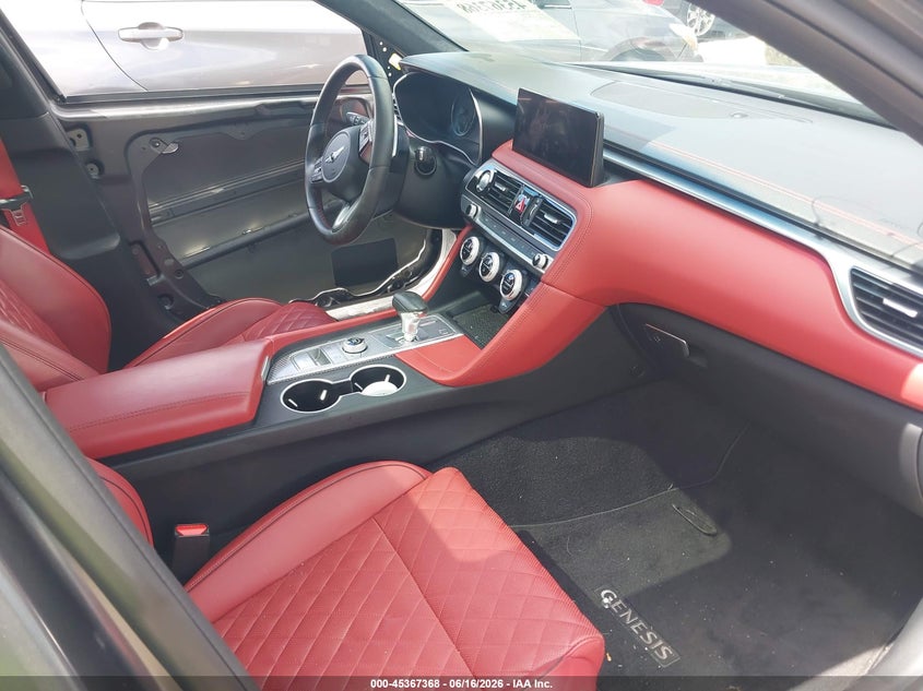 2022 Genesis G70 VIN KMTG14TE9NU082922 IAAI salvage auction — FRONT END, Salvage (Massachusetts), sold $9,750 on 2026-07-24 (photo 5)