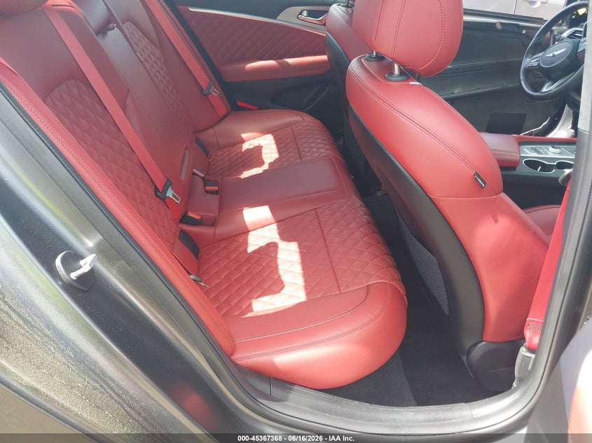 2022 Genesis G70 VIN KMTG14TE9NU082922 IAAI salvage auction — FRONT END, Salvage (Massachusetts), sold $9,750 on 2026-07-24 (photo 8)