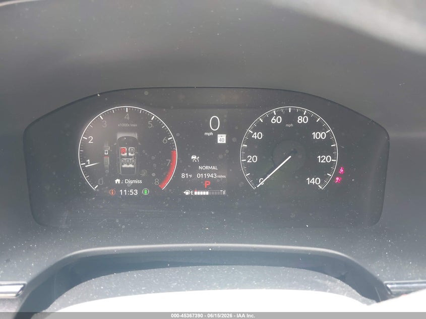 2025 Honda Cr-v VIN 2HKRS4H46SH433988 IAAI salvage auction — FRONT END, Salvage Title, sold $14,600 on 2026-07-23 (photo 7)