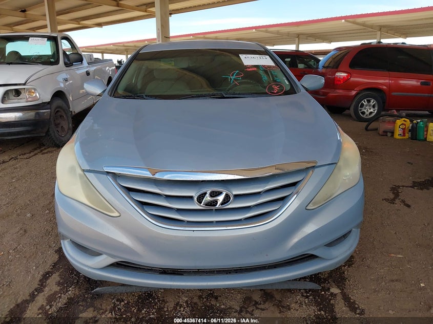 2013 Hyundai Sonata VIN 5NPEB4ACXDH762714 IAAI salvage auction — FRONT END, Clear (Arizona), sold $1,100 on 2026-07-14 (photo 6)