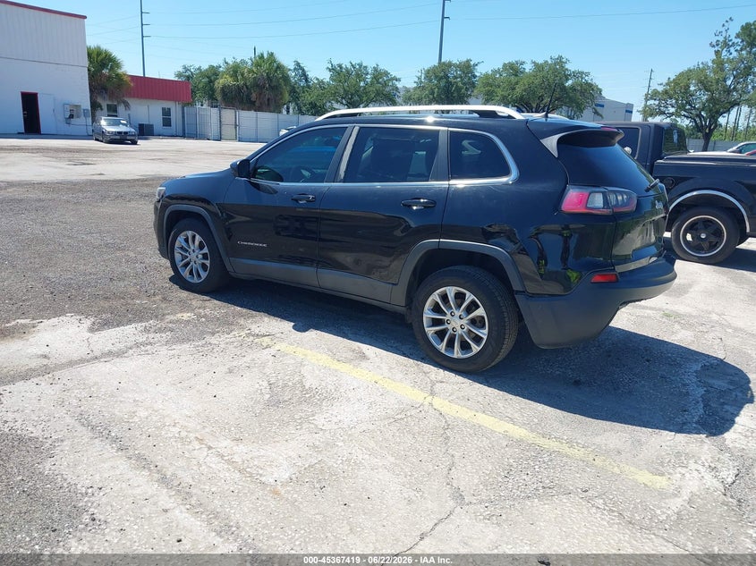 2019 Jeep Cherokee VIN 1C4PJLCB1KD147787 IAAI salvage auction — REAR END, Salvage Title, sold $2,200 on 2026-08-14 (photo 3)