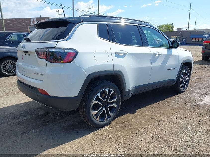 2023 Jeep Compass VIN 3C4NJDCN2PT548337 IAAI salvage auction — RIGHT FRONT, Salvage Title, sold $7,000 on 2026-07-30 (photo 4)