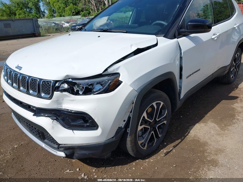 2023 Jeep Compass VIN 3C4NJDCN2PT548337 IAAI salvage auction — RIGHT FRONT, Salvage Title, sold $7,000 on 2026-07-30 (photo 6)