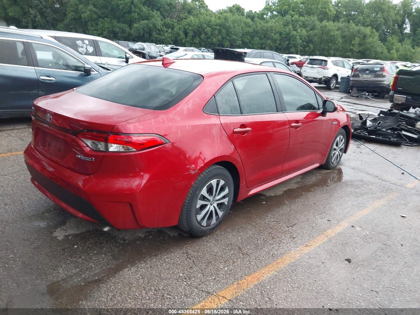 2020 Toyota Corolla VIN JTDEBRBEXLJ017142 IAAI salvage auction — FRONT END, Salvage (Kansas), sold $6,000 on 2026-07-29 (photo 4)