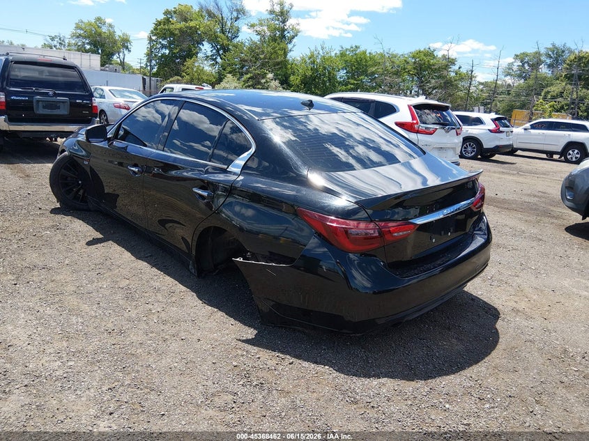 2019 Infiniti Q50 VIN JN1EV7AR0KM552674 IAAI salvage auction — UNDERCARRIAGE, Salvage (New Jersey), sold $1,550 on 2026-07-29 (photo 3)