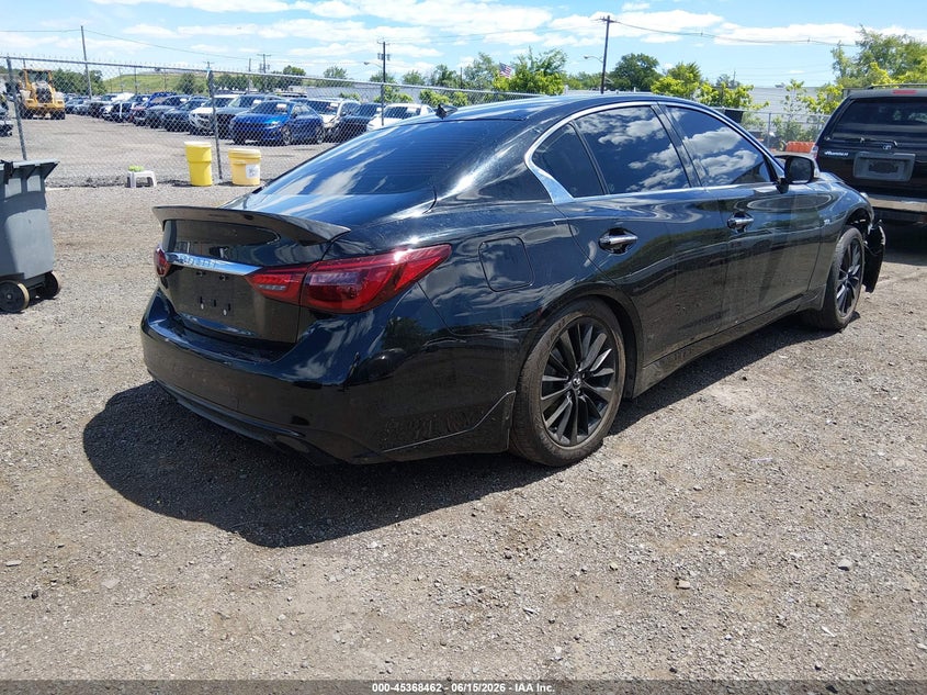 2019 Infiniti Q50 VIN JN1EV7AR0KM552674 IAAI salvage auction — UNDERCARRIAGE, Salvage (New Jersey), sold $1,550 on 2026-07-29 (photo 4)