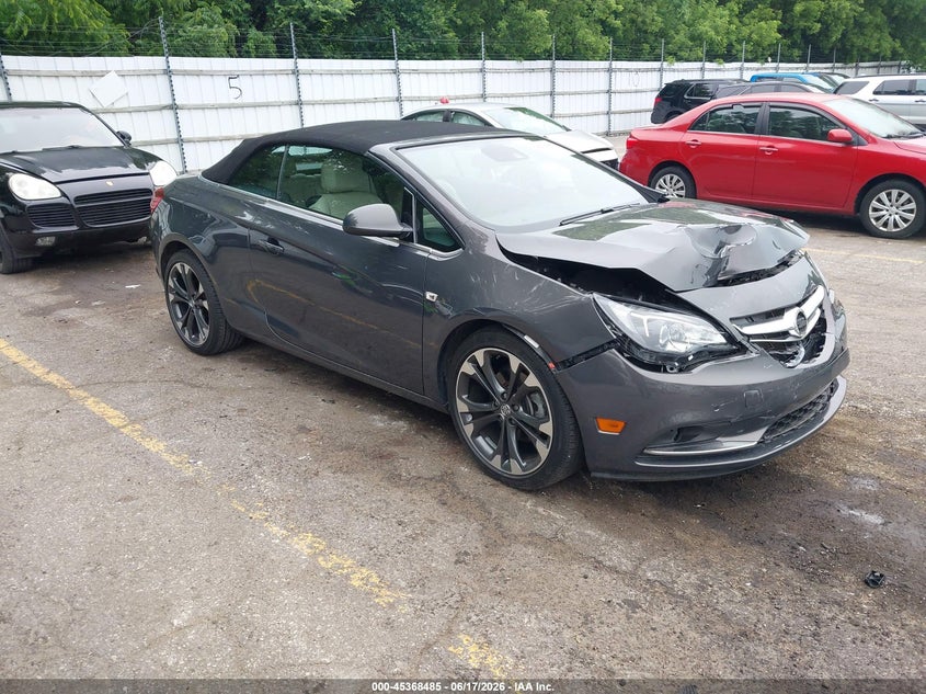 2016 Buick Cascada VIN W04WT3N53GG097956 IAAI salvage auction — FRONT END, Clear (Michigan), sold $625 on 2026-07-27 (photo 1)