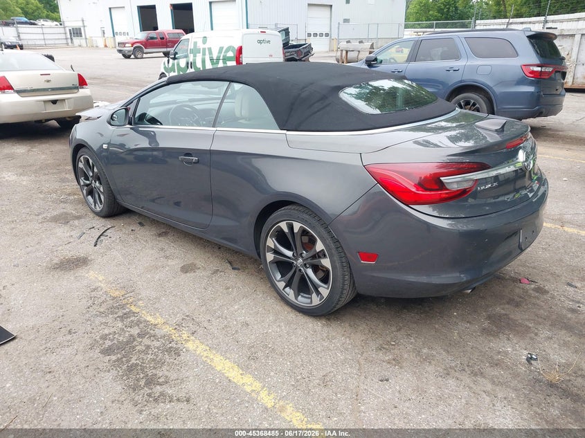 2016 Buick Cascada VIN W04WT3N53GG097956 IAAI salvage auction — FRONT END, Clear (Michigan), sold $625 on 2026-07-27 (photo 3)