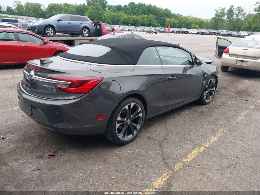 2016 Buick Cascada VIN W04WT3N53GG097956 IAAI salvage auction — FRONT END, Clear (Michigan), sold $625 on 2026-07-27 (photo 4)