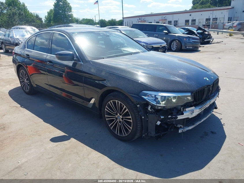 2019 BMW 5er VIN WBAJA7C59KG912795 IAAI salvage auction — FRONT END, Salvage (North Carolina), sold $10,300 on 2026-07-19 (photo 1)