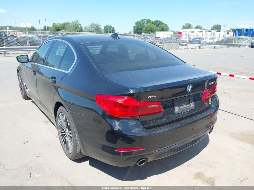 2019 BMW 5er VIN WBAJA7C59KG912795 IAAI salvage auction — FRONT END, Salvage (North Carolina), sold $10,300 on 2026-07-19 (photo 3)