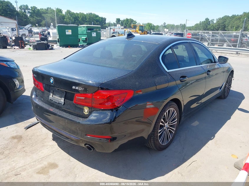 2019 BMW 5er VIN WBAJA7C59KG912795 IAAI salvage auction — FRONT END, Salvage (North Carolina), sold $10,300 on 2026-07-19 (photo 4)