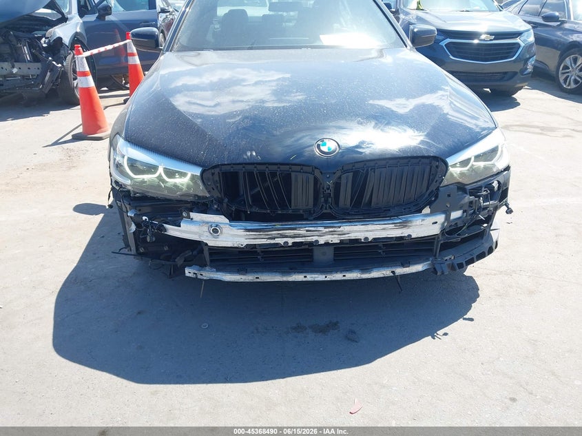 2019 BMW 5er VIN WBAJA7C59KG912795 IAAI salvage auction — FRONT END, Salvage (North Carolina), sold $10,300 on 2026-07-19 (photo 6)