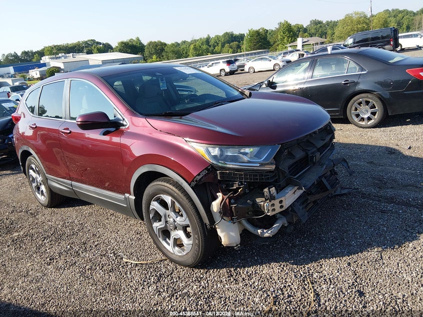2018 Honda Cr-v VIN 7FARW1H50JE051260 IAAI salvage auction — FRONT & REAR, Salvage (South Carolina), sold $6,700 on 2026-07-28 (photo 1)