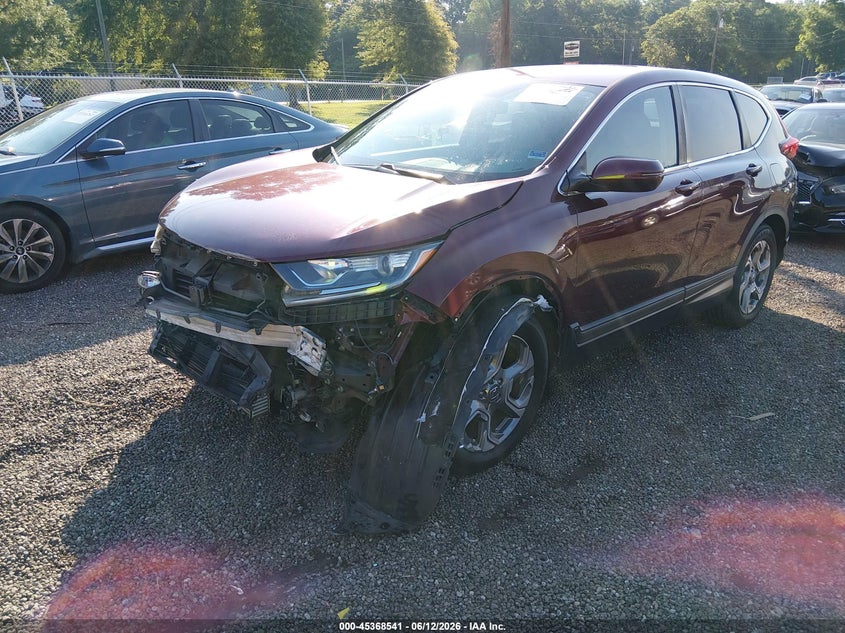2018 Honda Cr-v VIN 7FARW1H50JE051260 IAAI salvage auction — FRONT & REAR, Salvage (South Carolina), sold $6,700 on 2026-07-28 (photo 2)