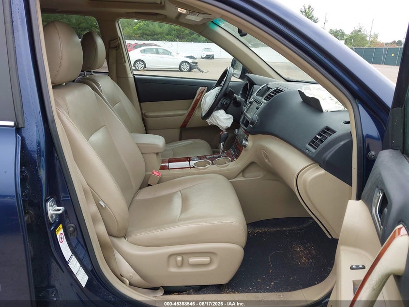 2013 Toyota Highlander VIN 5TDDK3EH3DS227763 IAAI salvage auction — FRONT END, Clear (Indiana), sold $3,850 on 2026-07-22 (photo 5)