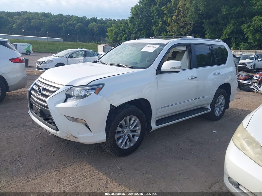 2018 Lexus Gx VIN JTJBM7FX6J5194805 IAAI salvage auction — FRONT END, Salvage (Tennessee), sold $12,100 on 2026-07-09 (photo 2)