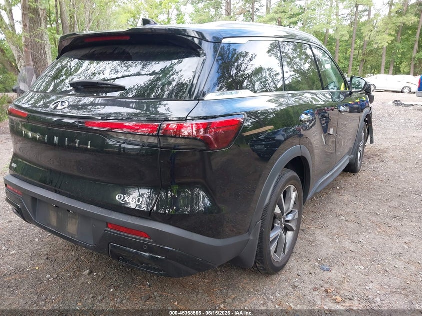 2024 Infiniti Qx60 VIN 5N1DL1FS0RC332065 IAAI salvage auction — FRONT END, Salvage Title, sold $7,900 on 2026-07-28 (photo 4)