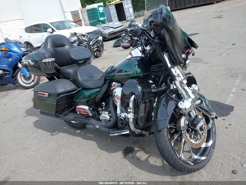 2015 Harley-davidson Electra glide VIN 1HD1KEL11FB655148 IAAI salvage auction — FRONT END, Salvage Title, sold $25 on 2026-07-29 (photo 1)