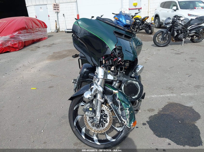 2015 Harley-davidson Electra glide VIN 1HD1KEL11FB655148 IAAI salvage auction — FRONT END, Salvage Title, sold $25 on 2026-07-29 (photo 5)