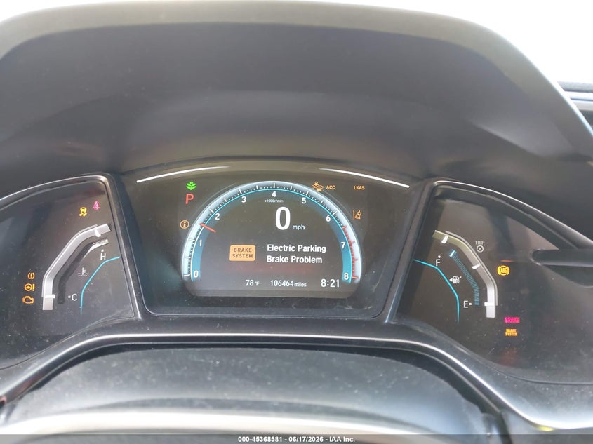 2018 Honda Civic VIN SHHFK7H62JU201891 IAAI salvage auction — FRONT END, Salvage (Ohio), sold $3,050 on 2026-07-06 (photo 7)